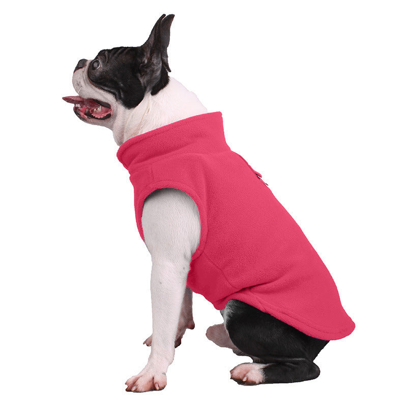 Cozy Fleece Dog Sweater – Warm Winter Pullover for Small & Medium Dogs