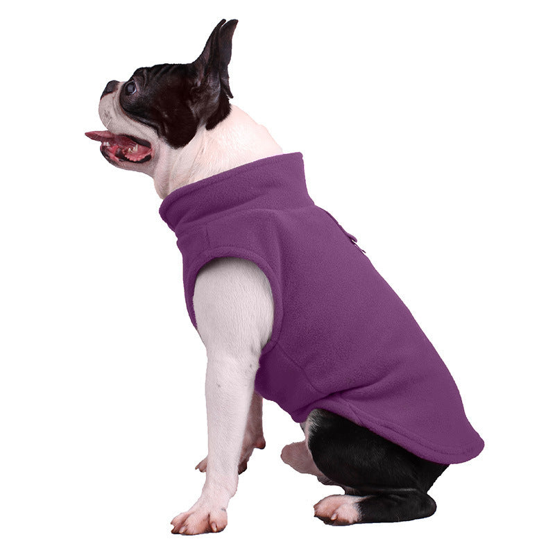 Cozy Fleece Dog Sweater – Warm Winter Pullover for Small & Medium Dogs