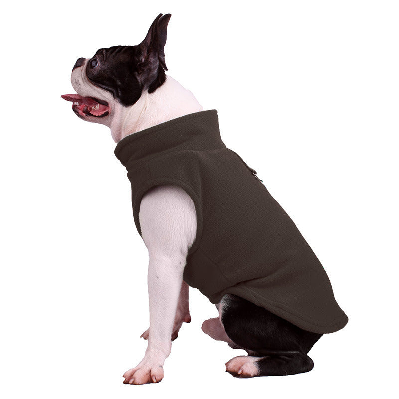 Cozy Fleece Dog Sweater – Warm Winter Pullover for Small & Medium Dogs