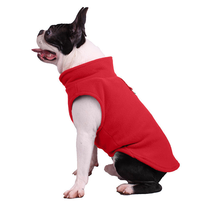 Cozy Fleece Dog Sweater – Warm Winter Pullover for Small & Medium Dogs