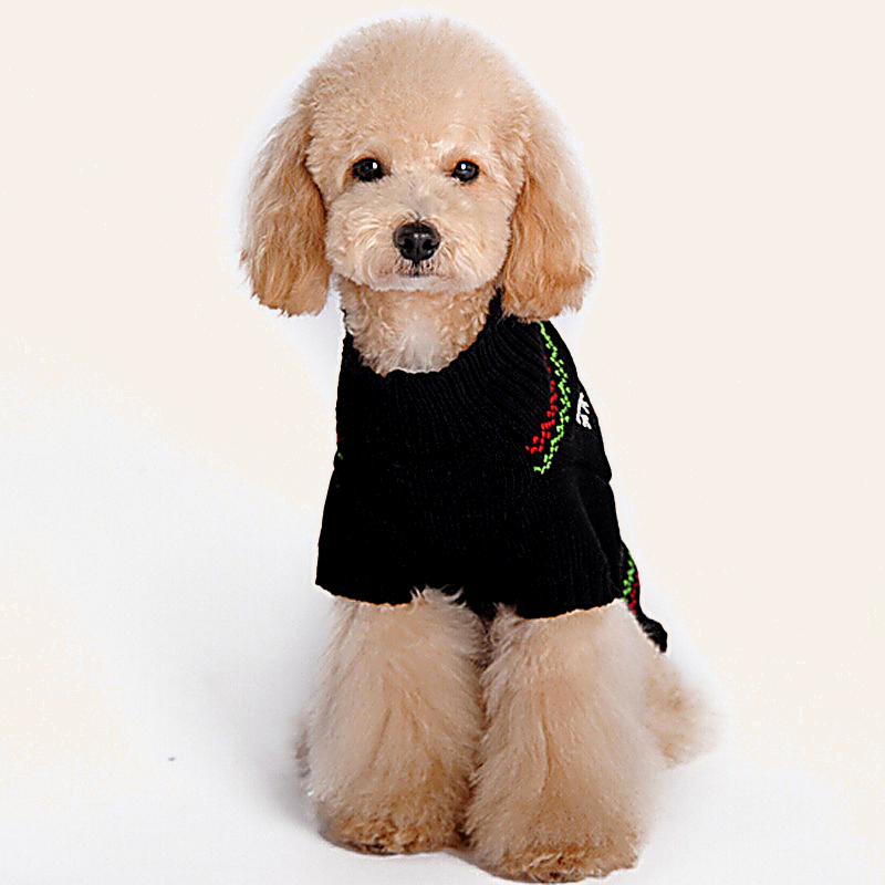 Reindeer Dog Sweater – Cozy Knit Christmas Pet Outfit