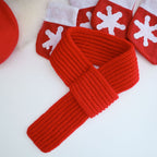 Pawfect Cause | Holiday Dog Sweater Set – Matching Christmas Outfit with Scarf & Beret