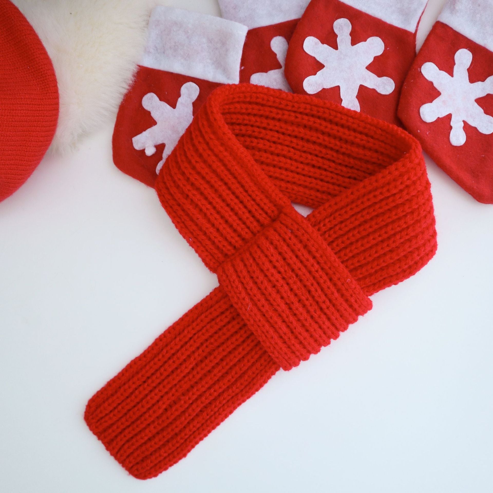 Pawfect Cause | Holiday Dog Sweater Set – Matching Christmas Outfit with Scarf & Beret