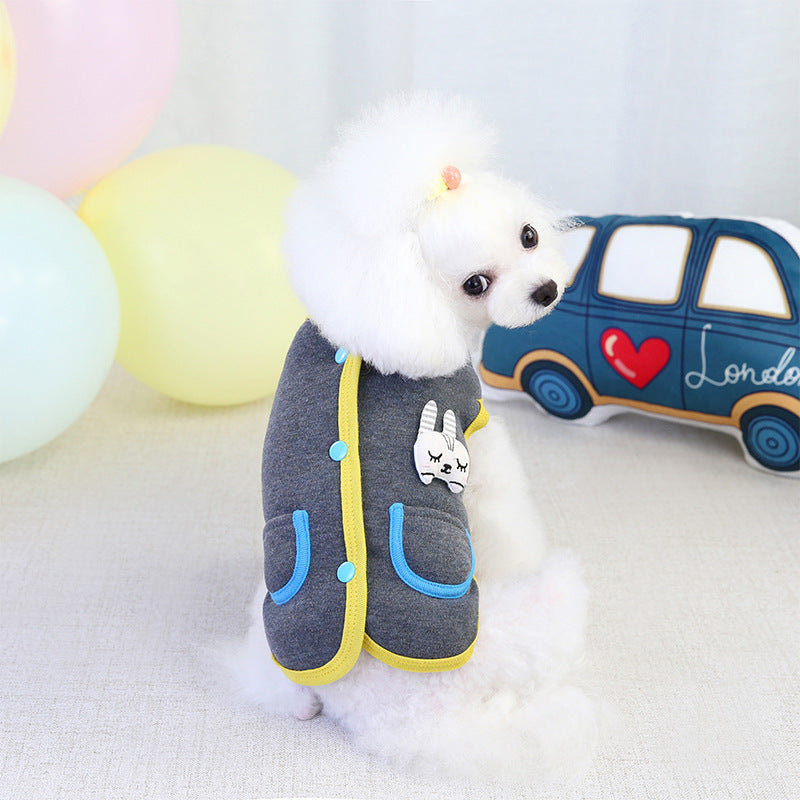 Pet Bunny Cardigan Sweater