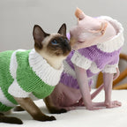 OFFLINE Hairless Cat Warm Sweater Pet Cat ClothesK