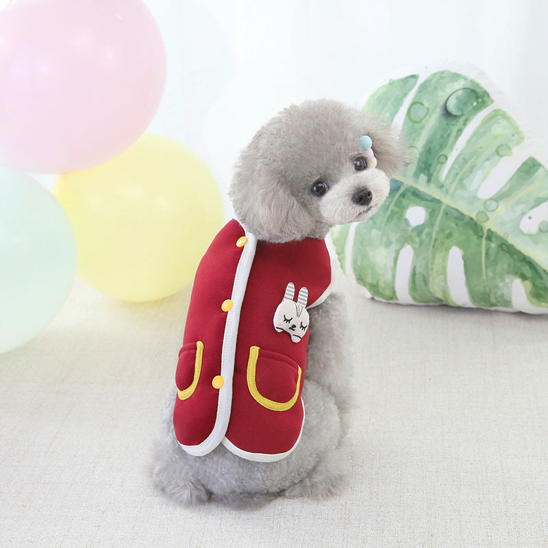 Pet Bunny Cardigan Sweater