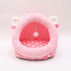 Cat Bed Indoor Soft Cats Houses Warm Cozy Cushion Bag Small Dog Removable Washable Tent Pet House Cat's Basket Pets Mat Supplies