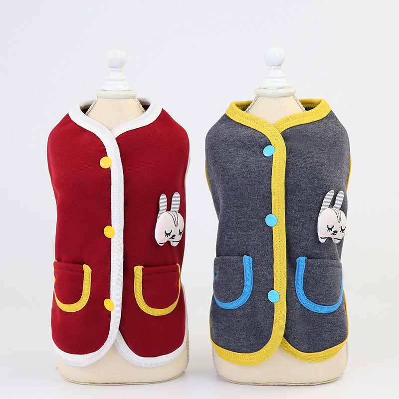 Pet Bunny Cardigan Sweater