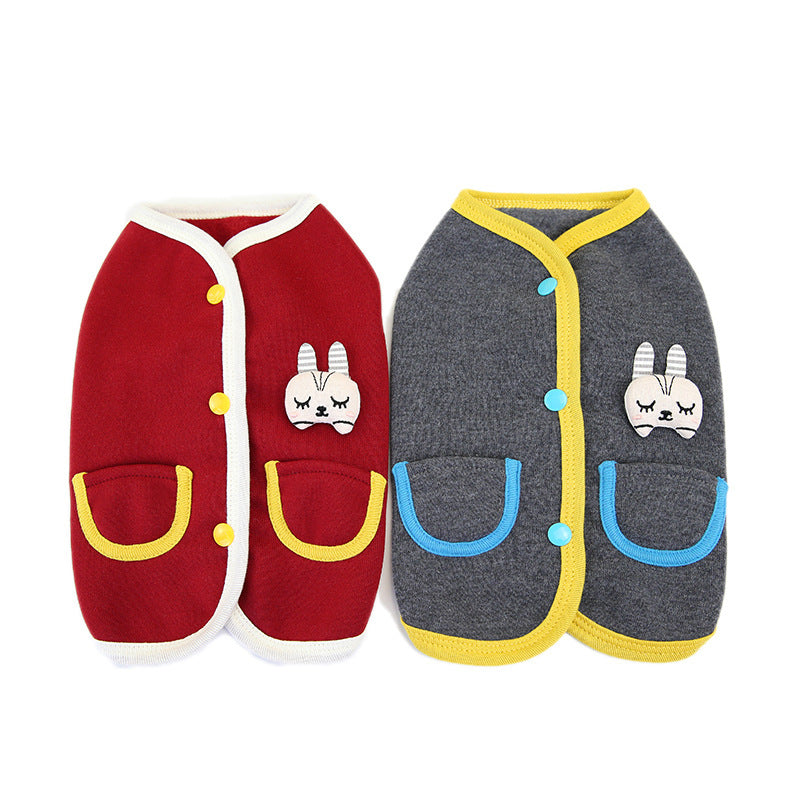Pet Bunny Cardigan Sweater