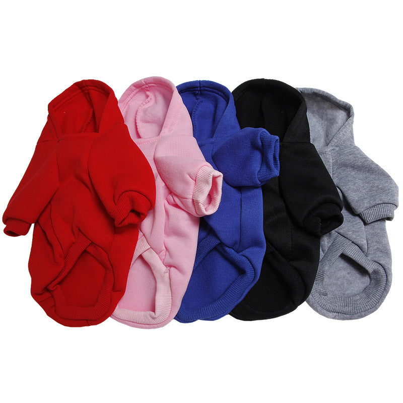 Pet Sweater Puppy Clothes Simple Monochrome