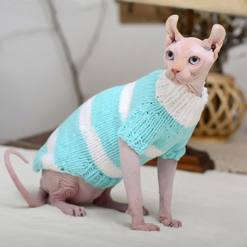 OFFLINE Hairless Cat Warm Sweater Pet Cat ClothesK