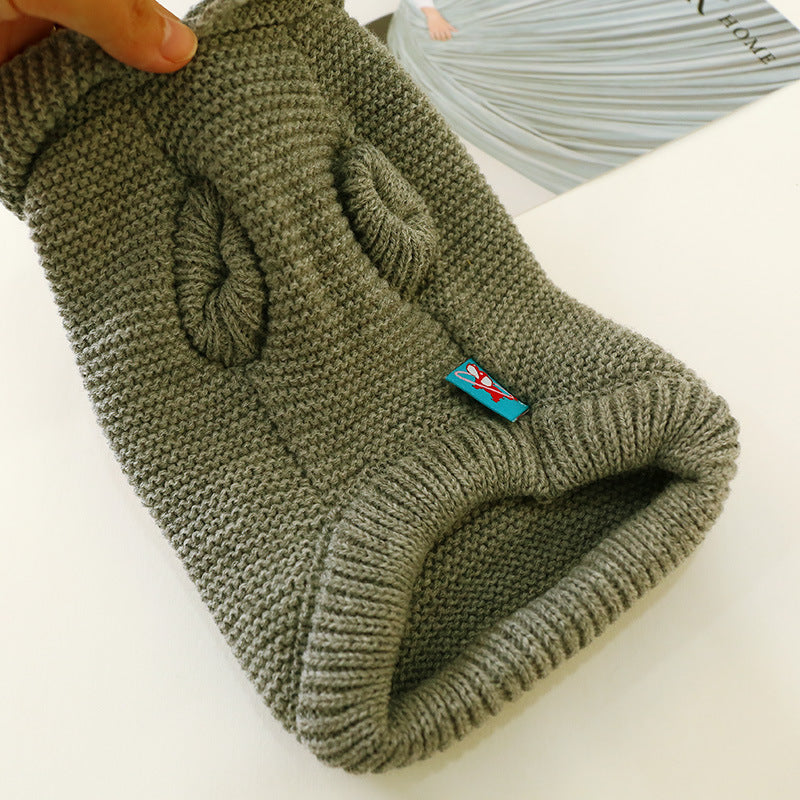 Pet autumn and winter warm sweater