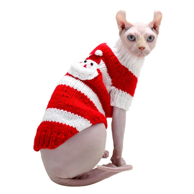 OFFLINE Hairless Cat Warm Sweater Pet Cat ClothesK